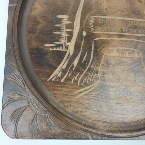 Efcco California Redwoods Drive Thru Tree Wood Plaque - Picture 11 of 12